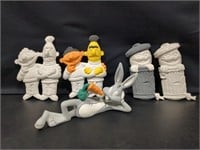 Ceramic pieces Sesame Street - some started but