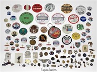 Vintage Pins/ Pinbacks incl Political Campaign