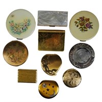 Assortment of Vintage Lady's Compacts