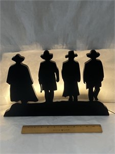 Lighted Tombstone Silhouette Doc Holiday