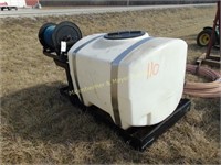 PEST CONTROL TANK AND HOSE REEL