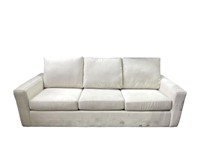 White Fabric Sofa (pre-owned Dirty)