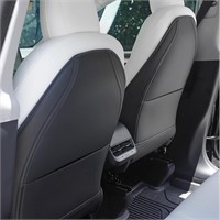 Tesla Model 3/Y/S Leather Seat Back Protector