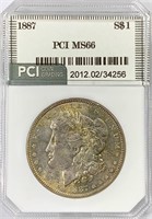 1887 Morgan Silver Dollar MS-66