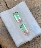 1.50 Carats Paired Tourmalines