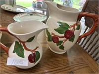 Franciscan Pottery - Large Pitcher & Small