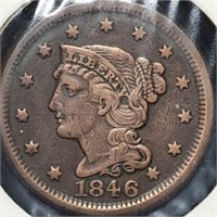 1846 US Large Cent