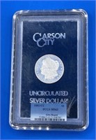 1881 Carson City Morgan Silver Dollar
 MS 63
