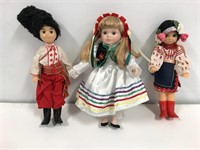 Ukrainian dolls 9” tall