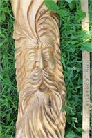 40" Wood Spirit Carving