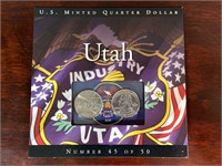 US Minted Quarter Dollars Utah  Uncirculated 2007