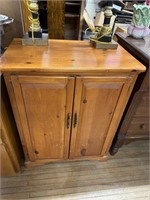 WOODEN CABINET - 35x28x17"
