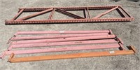 Pallet racking- 2 uprights, 6 cross members