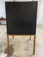 Double Sided Easel/Pegboard