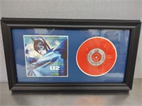 U2 Batman Forever Vinyl Soundtrack Framed