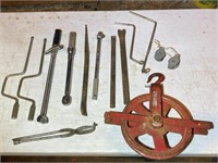 Pulley, Hand Drill etc