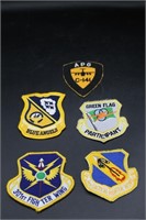 U.S. Air Force Color Patch Lot of 5- Nice Lot