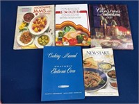 (5) Assorted Cookbooks