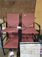 4pc patio chairs