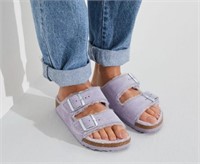 Birkenstock - Arizona Shearling Sandals Size 6