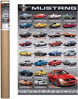 EuroGraphics Ford Mustang Evolution Poster