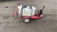 ATV pull type sprayer 12 volt pump