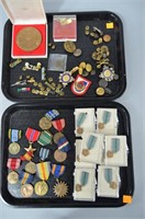 WWI-Vietnam Military Medal & Insignia Lot