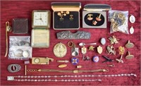 Grouping of Accessories and Coins