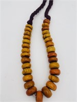 vintage Amber African necklace