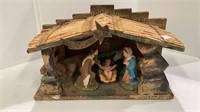 Vintage nativity measures 11 x 7 x 5     1442