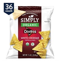 36PCS Simply Doritos White Cheddar Tortilla