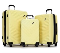 E7761 3 Piece Hardside Luggage Set 20in24in28in.