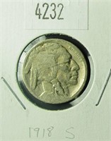 1918 S Buffalo Nickel G4 Condition