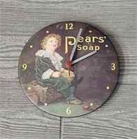 Small Pears' Soap Wall Clock