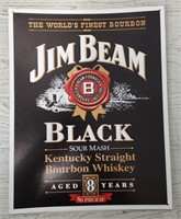 Metal Jim Beam Sign