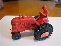 Vintage Ohio Barr Rubber Tractor 4&1/4" x 3&1/4"