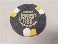 $100 Howard Johnson's Casino Sparks Nevada Chip