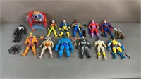 14pc 1990s Marvel 12" Action Figures