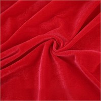 Stretch crushed Velvet Fabric