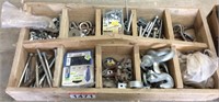 Assorted Leg Bolts, Washers, Chain Links