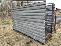 10' Cattle Loading Chute c/w Metal Sides