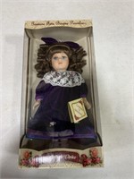 Genuine fine bisque porcelain doll