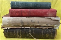 M - LOT OF 4 VINTAGE HARDBOUND BOOKS (T19)