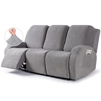 Recliner Cover, 3-Pieces Stretch Reclining Couch C