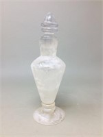 Frosted glass scent bottle