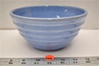 Unmarked blue pottery bowl