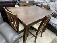 Bar height table and chairs MSRP $899 damage to