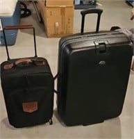 (2) ROLLING SUITCASES: HARD & SOFT