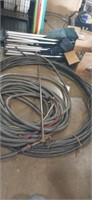 Large aluminum/steel ??  cable and copper cable