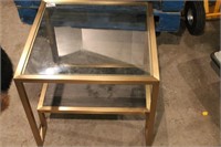 Glass table, minor marks from shipping